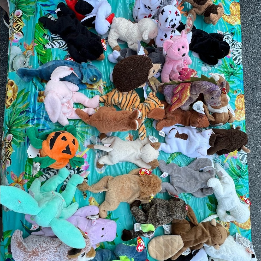 Over 110 BEANIE BABIES JULY 31st, 7 PM E S T please come and bid - Picture 12 of 13